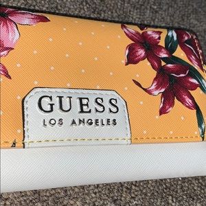 Yellow Guess wallet